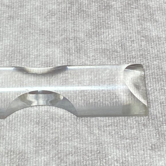 Bausch & Lomb Acrylic Magnifying Ruler With Black Case 8" Durable Optical Tool - Picture 4 of 15